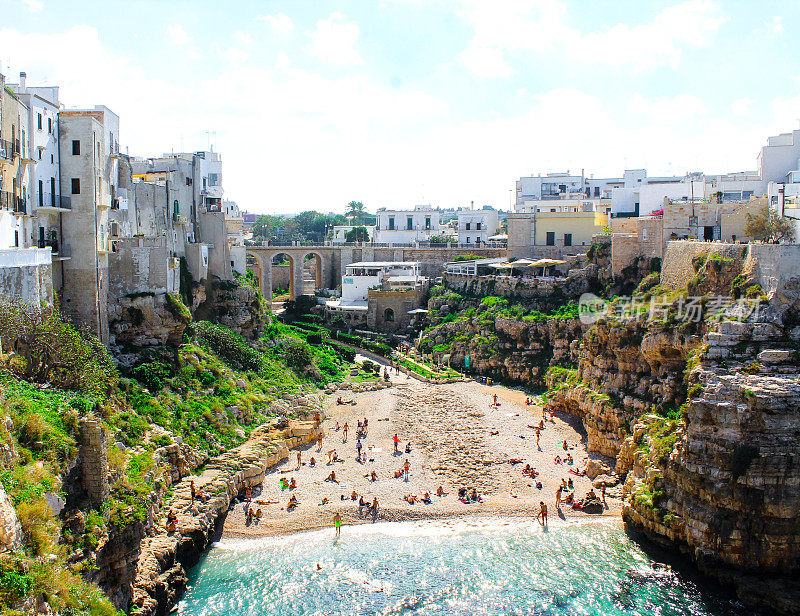 海Polignano A Mare, Puglia, Italy